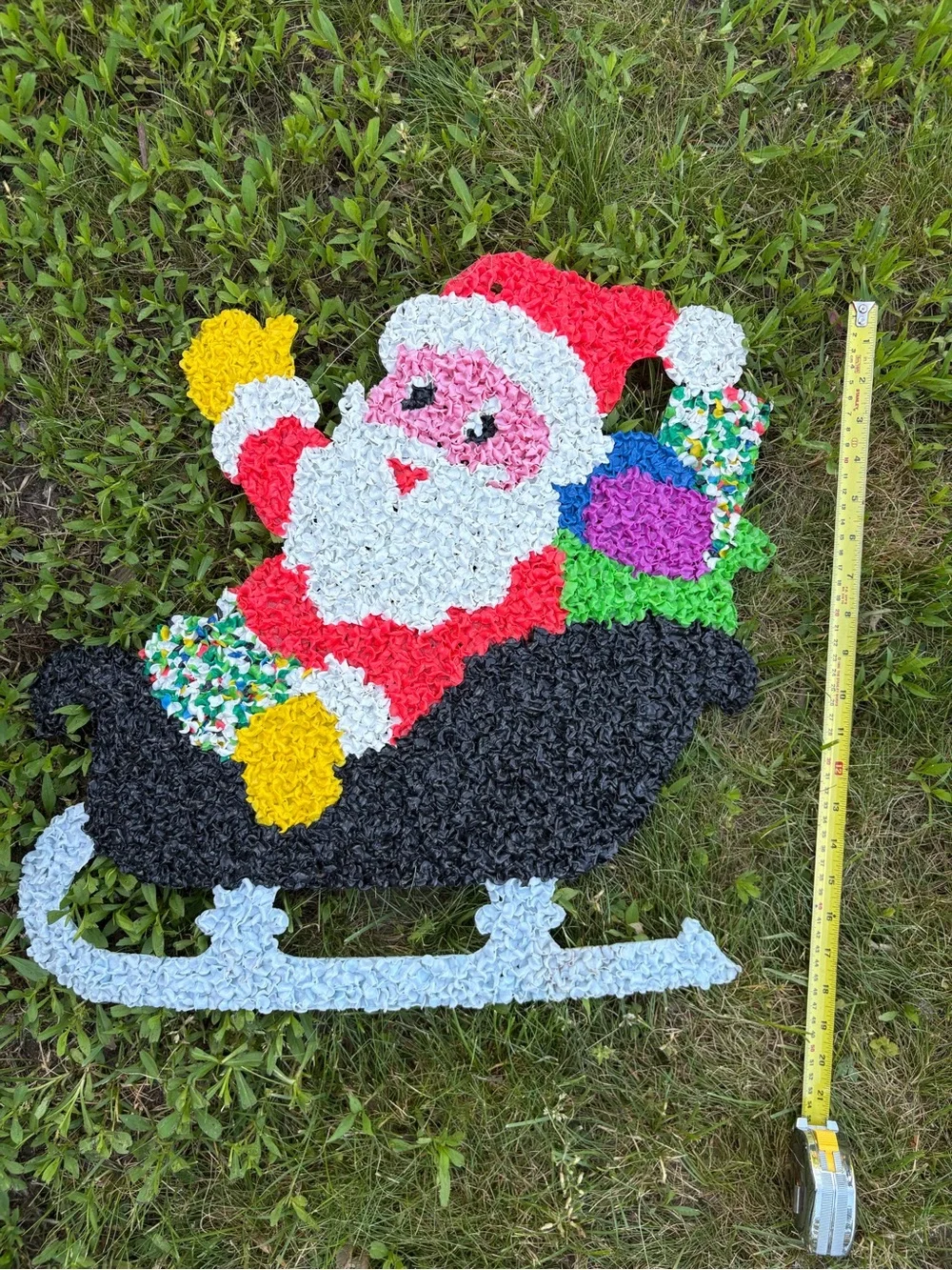 Vintage Santa Popcorn Wall Art